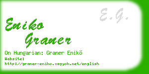 eniko graner business card